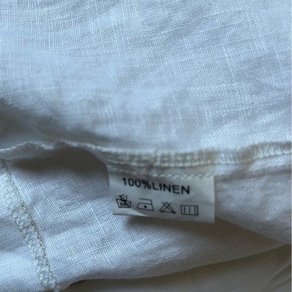 Cropped Linen Summer Blazer Top - Picture 8 of 9